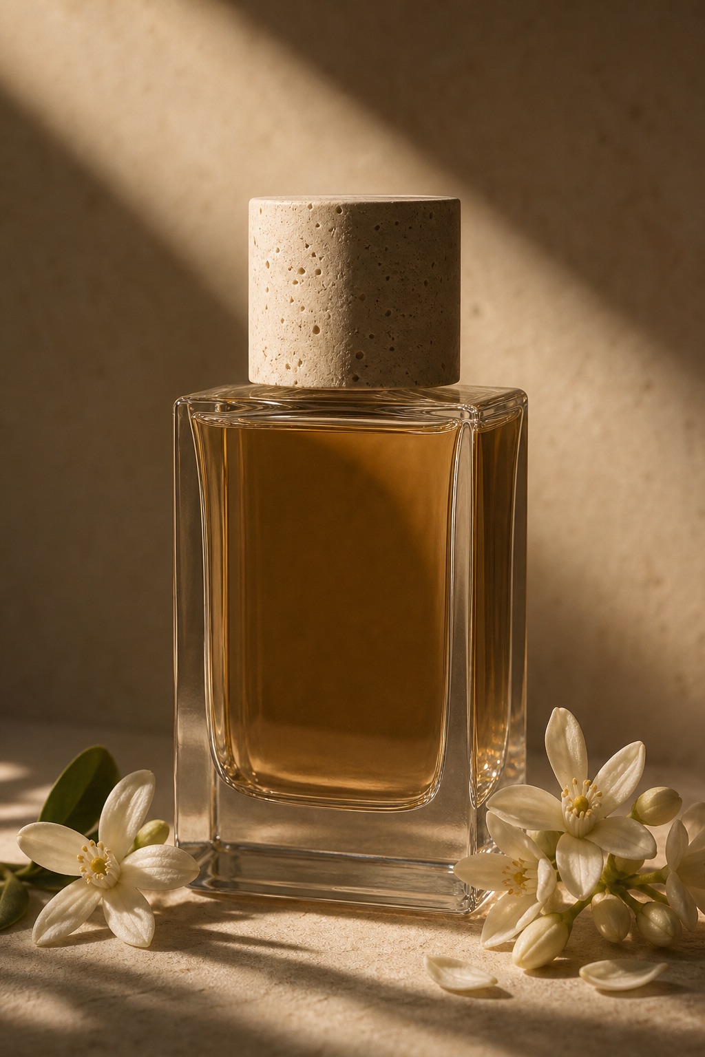 Solaire flacon with orange blossom